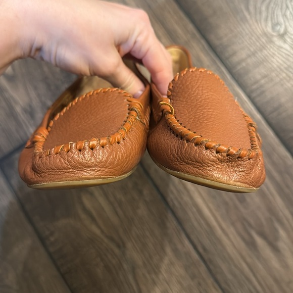 Jack Rogers Brown Leather Loafers - Picture 5 of 6